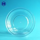 Leak Proof nhựa trong suốt Jar miệng rộng Hộp nhựa tròn
