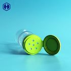 Clear Powder Spice Jar Sifter Caps Hoàn toàn không khí Chai nhựa dẻo