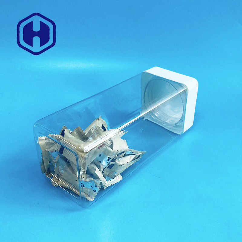 Lọ nhựa hình vuông 1140ml Vít Top Sweets Bars Food Grade With Liner Leak Proof