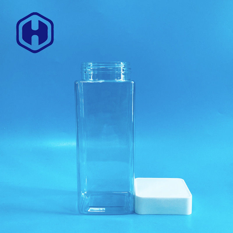 Lọ nhựa hình vuông 1140ml Vít Top Sweets Bars Food Grade With Liner Leak Proof