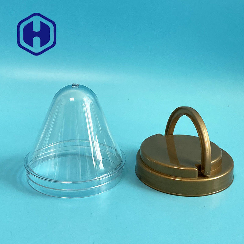Đặt chồng chai PET Preform bánh quy trái cây khô kẹo bình cổ 87mm rộng mở