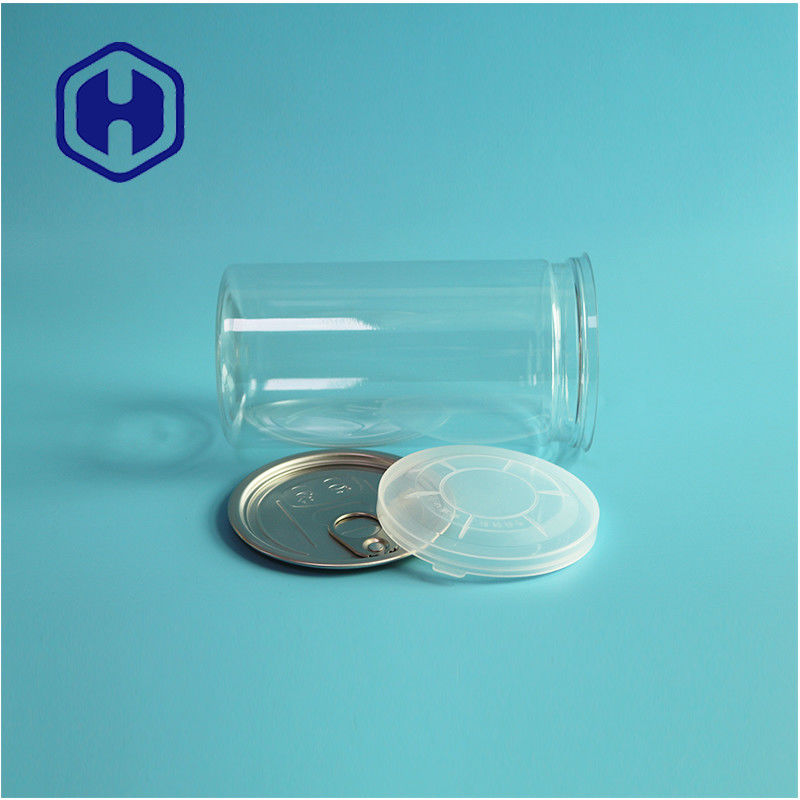 Dry Healthy Cat Dog Snack Food Powders 24oz Premium PET Can With Airtight Aluminum Lid (Bộ chứa PET cao cấp với nắp nhôm kín)