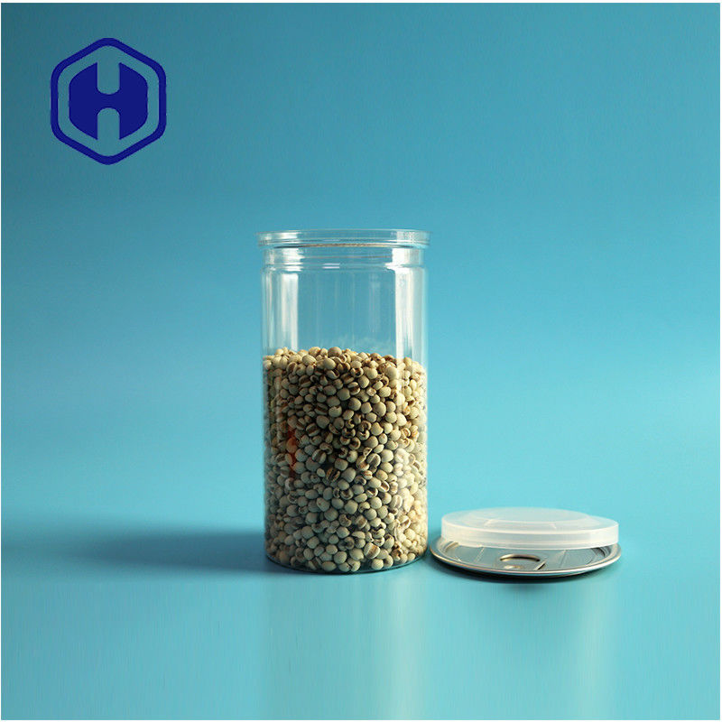 Dry Healthy Cat Dog Snack Food Powders 24oz Premium PET Can With Airtight Aluminum Lid (Bộ chứa PET cao cấp với nắp nhôm kín)