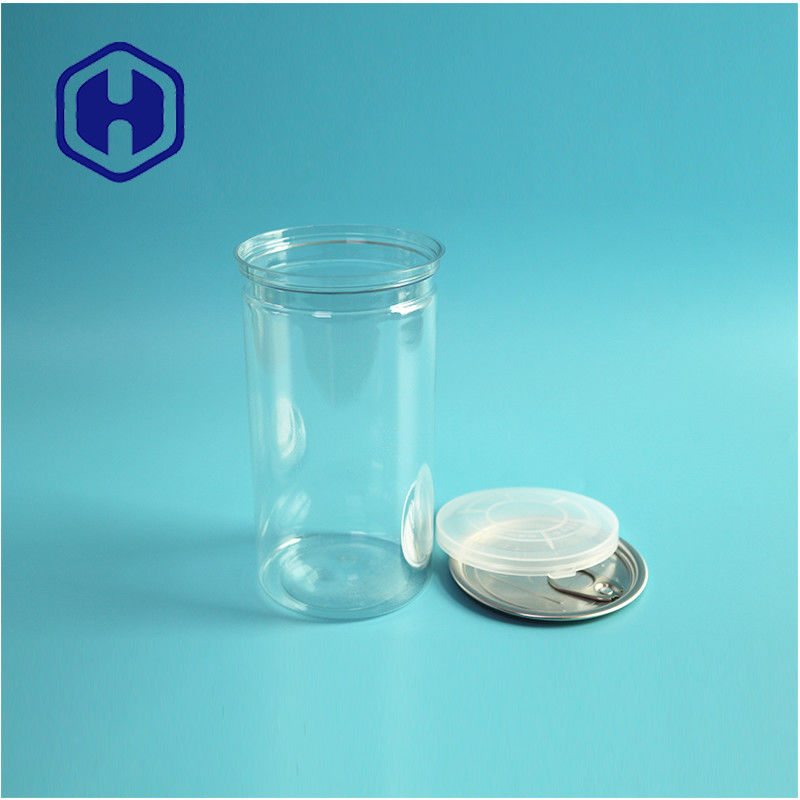 Dry Healthy Cat Dog Snack Food Powders 24oz Premium PET Can With Airtight Aluminum Lid (Bộ chứa PET cao cấp với nắp nhôm kín)