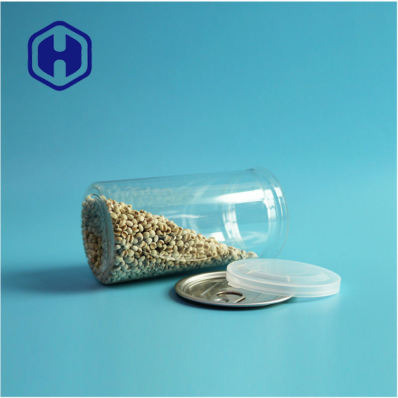 Dry Healthy Cat Dog Snack Food Powders 24oz Premium PET Can With Airtight Aluminum Lid (Bộ chứa PET cao cấp với nắp nhôm kín)