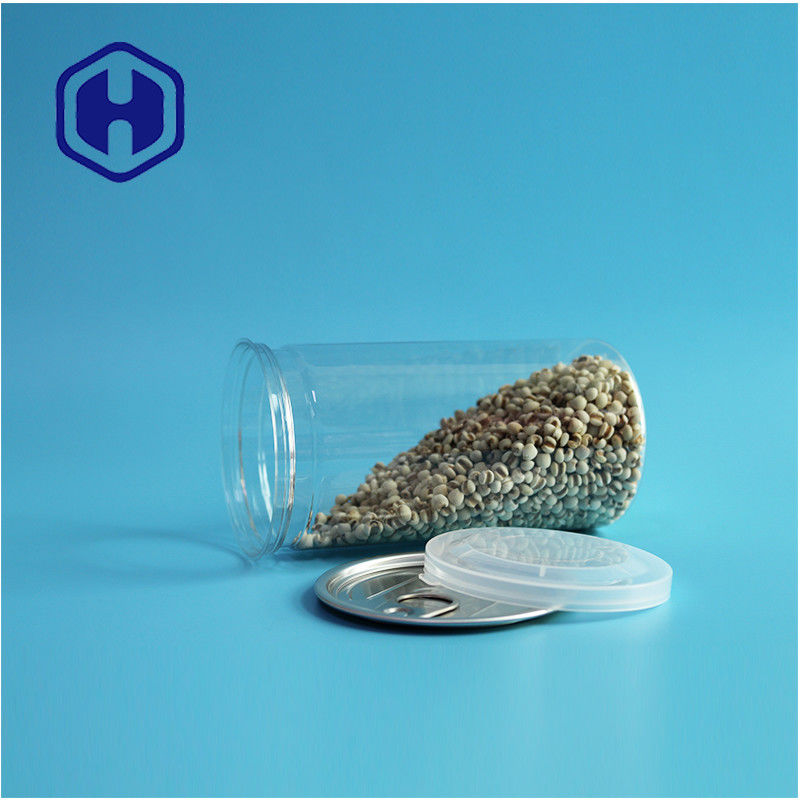 Dry Healthy Cat Dog Snack Food Powders 24oz Premium PET Can With Airtight Aluminum Lid (Bộ chứa PET cao cấp với nắp nhôm kín)