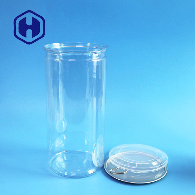 1380ml hạt đậu nành PET rõ ràng với miệng rộng để lấp đầy và phân phối dễ dàng