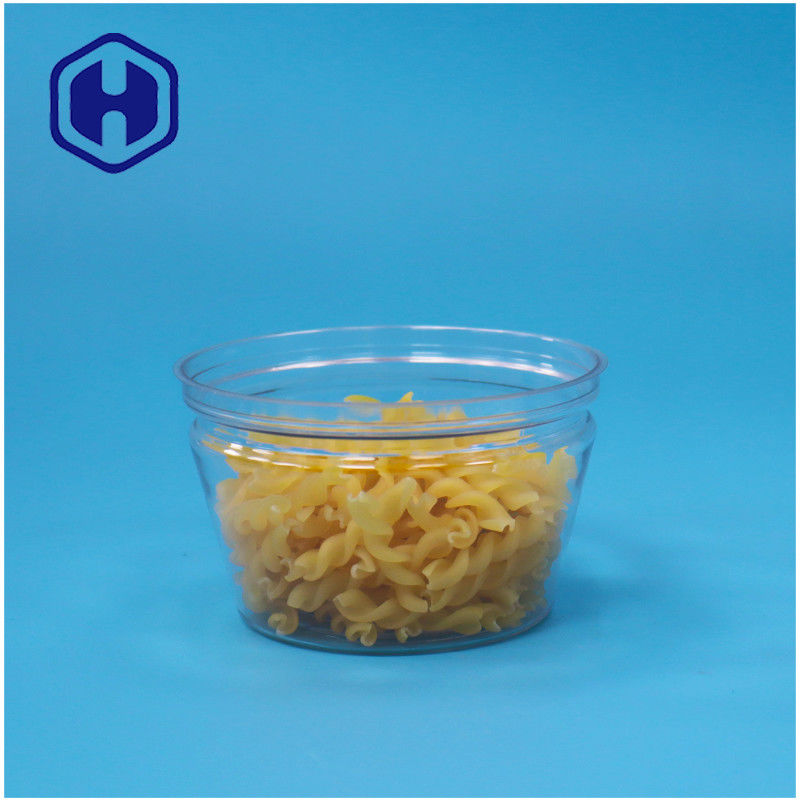 Hình dạng chén loại thực phẩm nhỏ Đặt chồng dễ dàng Mở thủy sản Cá Transparent PET hộp nhựa