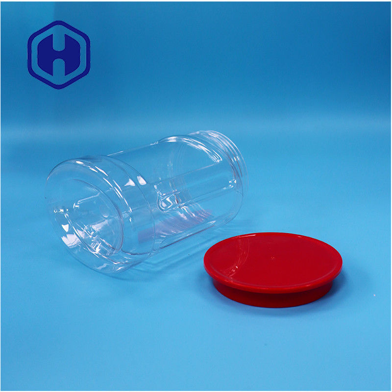 Hình hình hình bầu dục trong suốt nhựa hạt kẹo bánh quy hạt tiêu thức ăn cho trẻ em bình nắp nắp