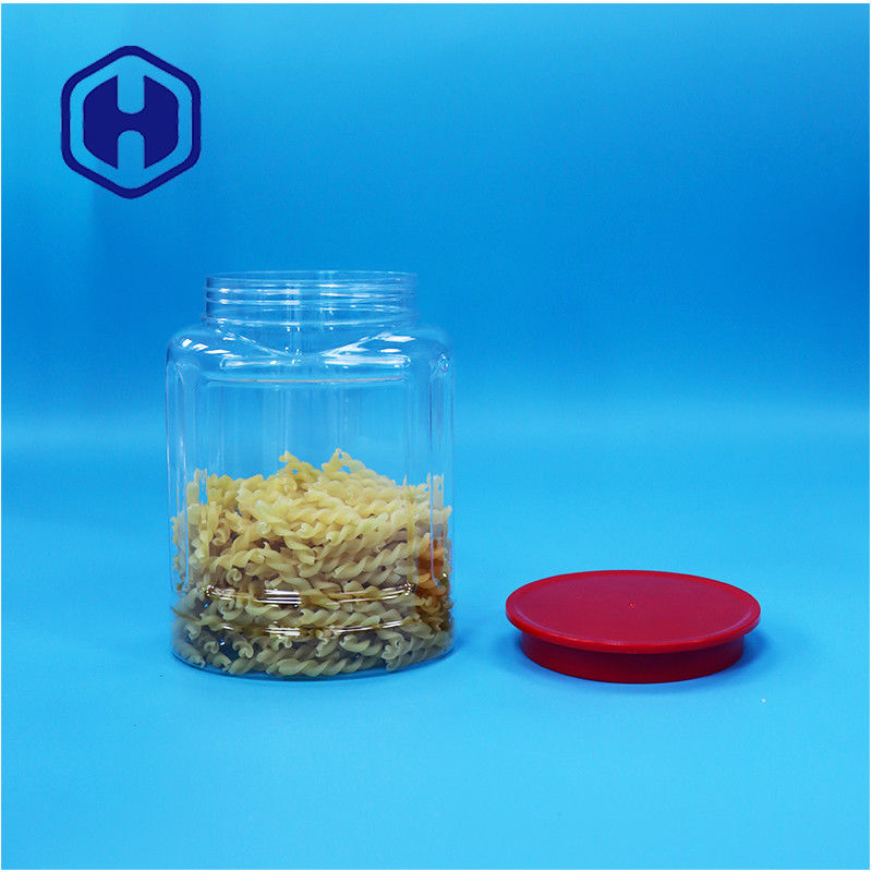 Hình hình hình bầu dục trong suốt nhựa hạt kẹo bánh quy hạt tiêu thức ăn cho trẻ em bình nắp nắp