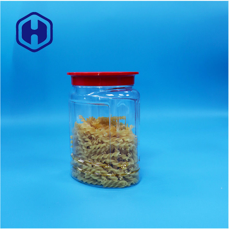 Hình hình hình bầu dục trong suốt nhựa hạt kẹo bánh quy hạt tiêu thức ăn cho trẻ em bình nắp nắp