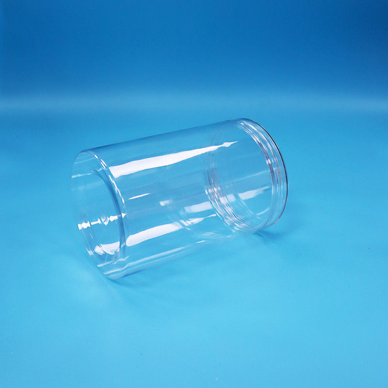 35.5oz cấp thực phẩm thực phẩm kẹo hạt rõ ràng xi lanh tròn PET bình nhựa rõ ràng nắp vít