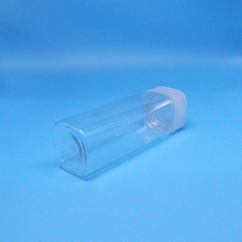 Môi rộng 600ml đồ ăn nhẹ kẹo mịn xuyên Quảng trường PET chai nhựa nét nét