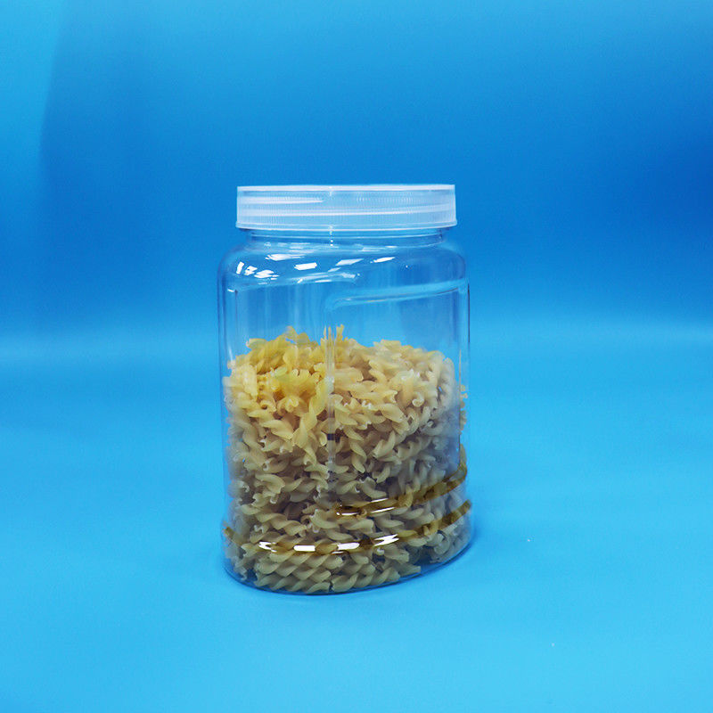 Chứng minh giả mạo Cap trắng PET nhựa bình rõ ràng cho thực phẩm hạt kẹo mì loại thực phẩm