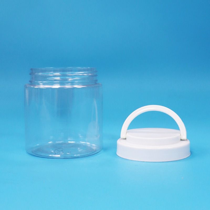 Hũ nhựa PET trong suốt, nắp vặn, đựng đồ ăn dặm, hạt, kẹo