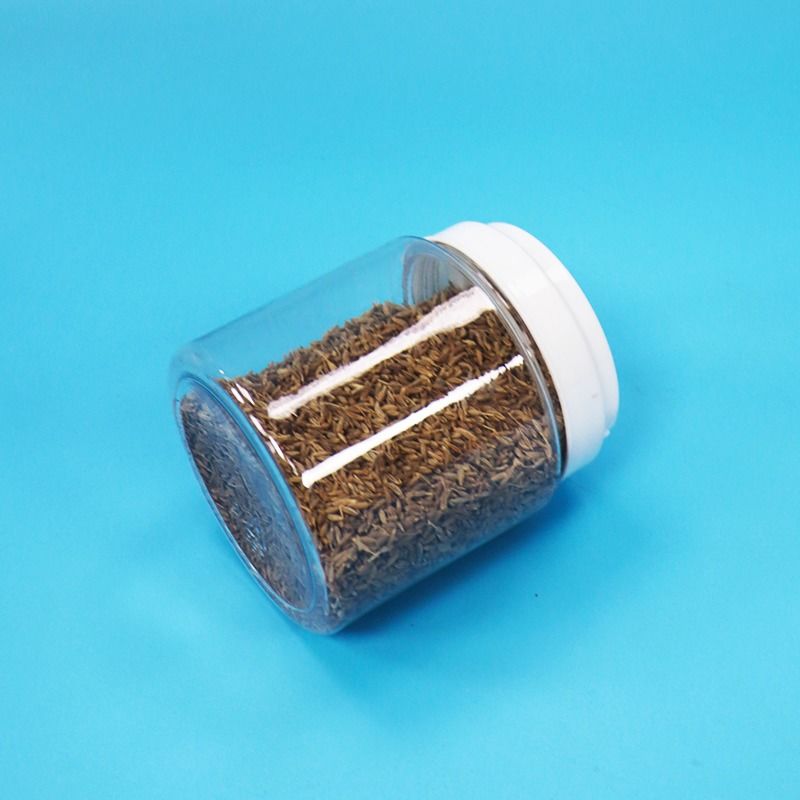 Hũ nhựa PET tròn trong suốt dễ mở nắp vặn Đồ ăn dặm hạt kẹo