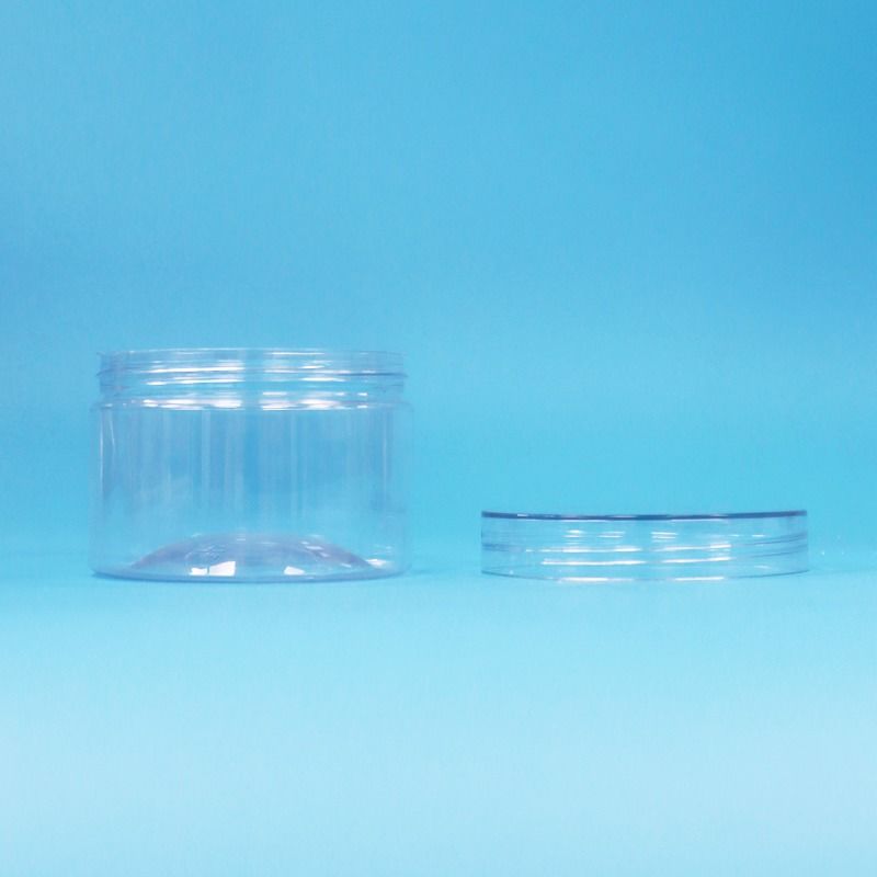 Mở rõ ràng dễ dàng xi lanh nhựa PET Jar Screw nắp cho bánh quy kẹo trái cây khô