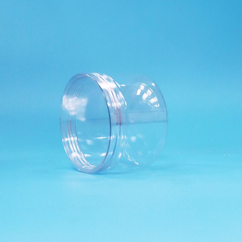 Mở rõ ràng dễ dàng xi lanh nhựa PET Jar Screw nắp cho bánh quy kẹo trái cây khô