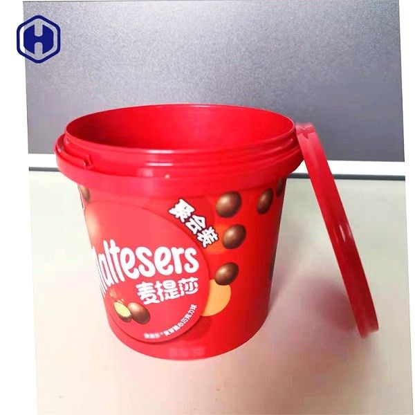 Thực phẩm an toàn Xô IML 1340ml Bánh quy sô cô la nhiều màu