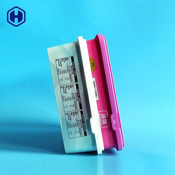 Tường mỏng IML Hộp đựng thức ăn bằng nhựa nhẹ đầy màu sắc