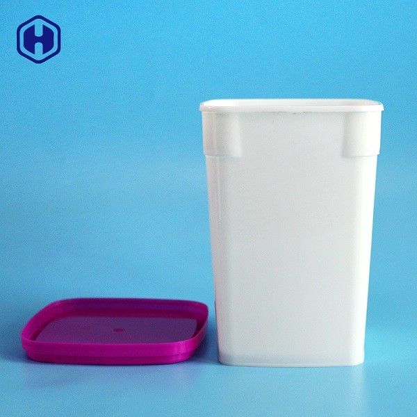 Hộp đựng bằng nhựa IML 23oz với logo in nắp màu