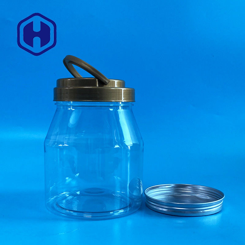 900ml 30oz Lọ nhựa trong suốt rỗng cho Konjac Jelly Kẹo dẻo Kẹo dẻo cho chó mèo Bánh quy giòn