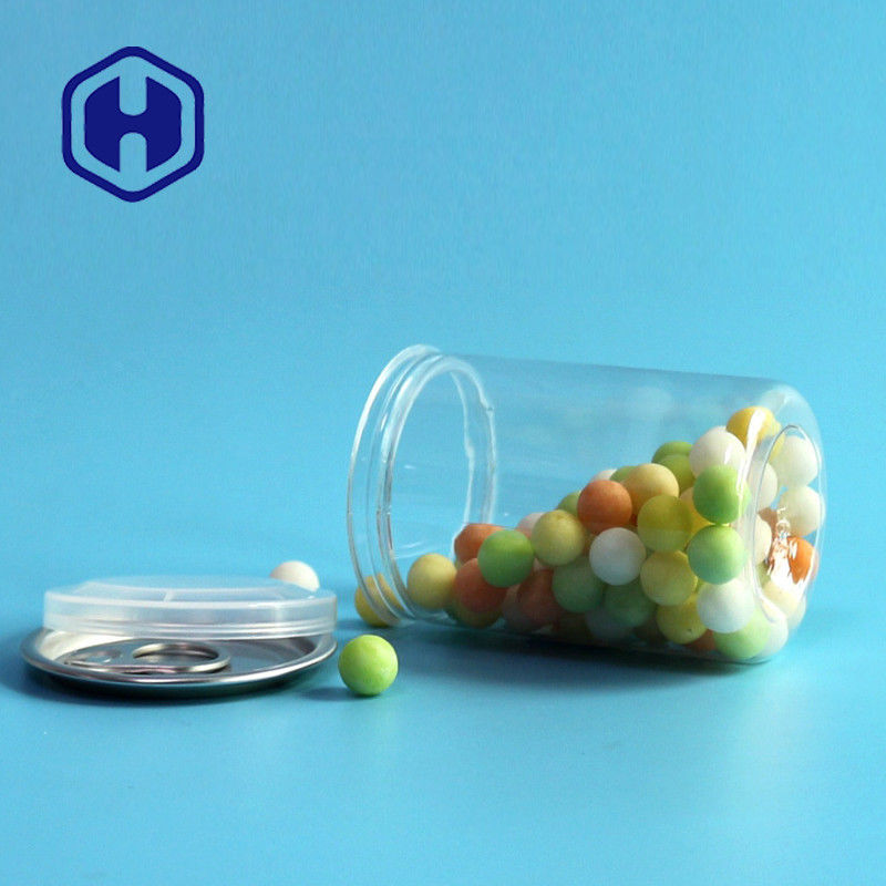 Hộp nhựa PET 80g Cho Kẹo Trà Sôcôla Thức ăn cho Trẻ em 165ml 5.6oz 202 # Kết thúc Mở Dễ dàng