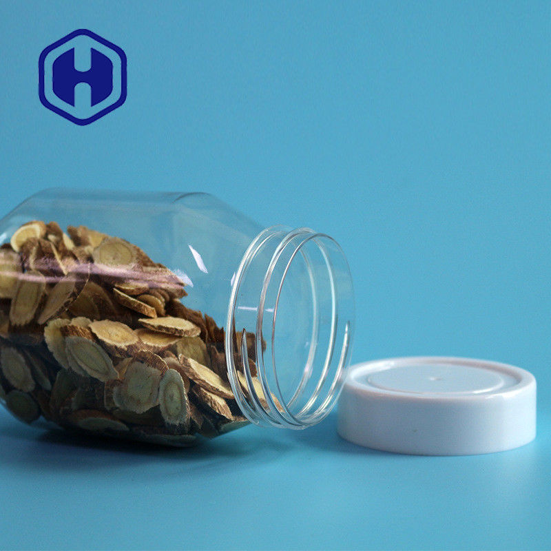 Không độc hại 390ml 13oz Hũ đựng bơ đậu phộng bằng nhựa Màu trong suốt