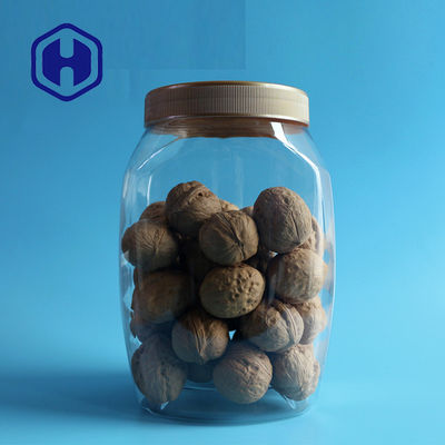 110mm trong suốt 2600ml Lọ nhựa lớn Kẹo mút thức ăn cho vật nuôi Đầu vít