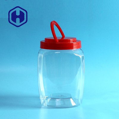 2250ml Hũ nhựa ngâm miệng lớn vuông 2250ml có xử lý đóng gói PET