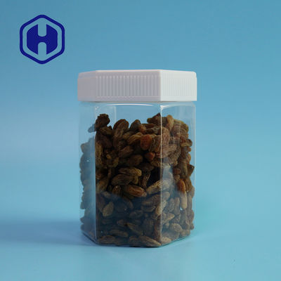 Lọ nhựa chống rò rỉ hình lục giác 23oz 680ml có nắp vặn