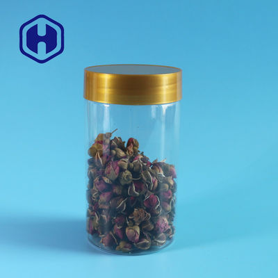 Tròn thẳng 300ml Hũ nhựa kín khí An toàn thực phẩm Chiều cao 116mm