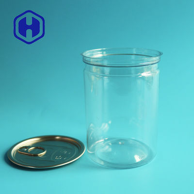 Đóng gói tròn 350ml Nước sốt gia vị hộp nhựa Tấm thiếc Dễ dàng mở đầu