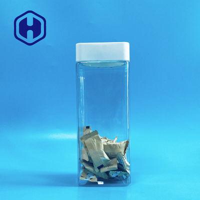 Lọ nhựa hình vuông 1140ml Vít Top Sweets Bars Food Grade With Liner Leak Proof