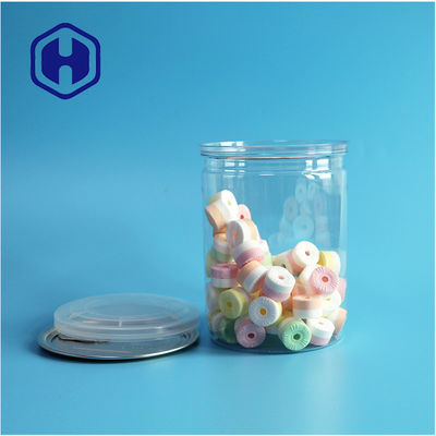 500ml 17oz Supermarket Bao bì PET nhựa trong suốt với cuối nhôm dễ dàng mở