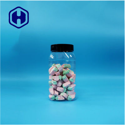 hình tam giác rõ ràng nhựa Dried Food Marshmallow Candy Jar Screw Top Lid