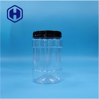 Vòng Transparent nhựa PET loại thực phẩm kẹo hạt tiêu bình vít nắp đầu