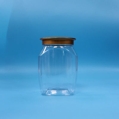 Chất lượng tốt Thực phẩm trẻ em Nhựa PET rõ ràng Chất chứa thực phẩm Bánh kẹo Khẩu nắp nắp