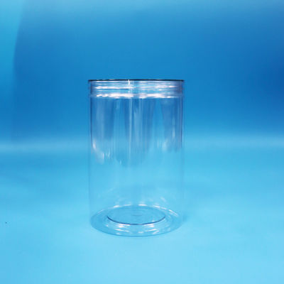 35.5oz cấp thực phẩm thực phẩm kẹo hạt rõ ràng xi lanh tròn PET bình nhựa rõ ràng nắp vít