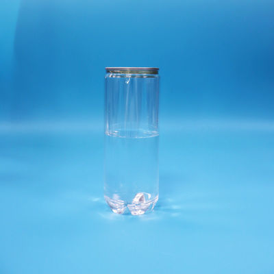 Có thể niêm phong hộp đồ uống PET Soda rỗng trong suốt với nắp nhôm mở dễ dàng