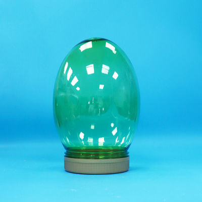 Nhựa PET dạng duy nhất minh bạch loại thực phẩm hạt dẻo lọ với nắp vít