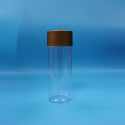 Các loại bánh quy nhựa PET trong suốt hạt kẹo Long cylinder vòng lọ nắp