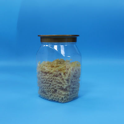 Thức ăn cho trẻ em chất lượng cao nhựa PET trong suốt Lưu trữ thực phẩm bình niêm phong nắp cho hạt