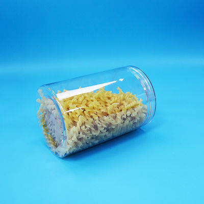 Đèn kẹo thực phẩm trong suốt vòng PET bình nhựa chất lượng thực phẩm nắp vít rõ ràng