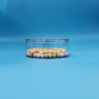 Bánh quyên trái cây khô kẹo kẹo sô cô la hộp bao bì nhựa tròn trong suốt