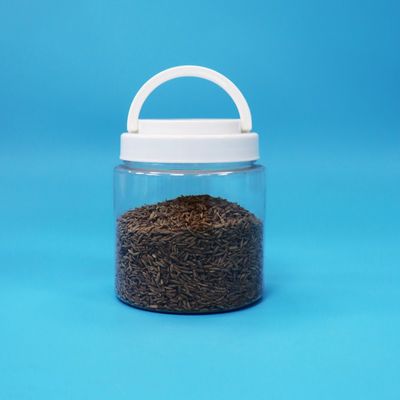 Hũ nhựa PET tròn trong suốt dễ mở nắp vặn Đồ ăn dặm hạt kẹo