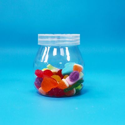 Hũ nhựa PET trong suốt đựng kẹo nhỏ, rỗng, có nắp vặn, đạt chuẩn thực phẩm, không chứa BPA
