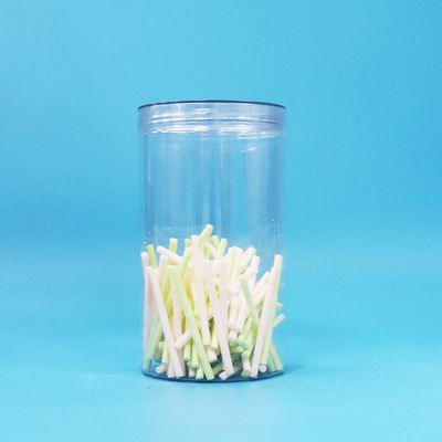BPA miễn phí Clear Screw Cap Transparent Round Shape PET nhựa kẹo bánh quy hạt bình