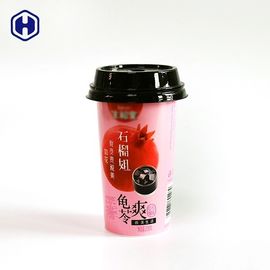 Logo tùy chỉnh Sữa chua Sữa Parfait Cốc không tràn Hộp nhựa tròn nhỏ