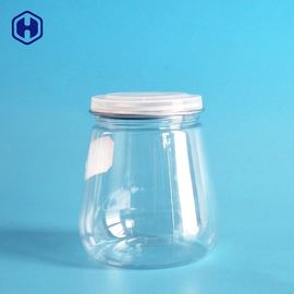 Chùa Phong cách rõ ràng Lon nhựa Thực phẩm khô Giữ hộp đựng bánh quy nhựa
